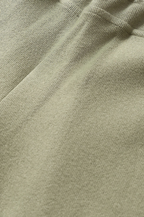 Pants in cashmere blend with elastic waistband